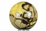 Polished Septarian Sphere - Madagascar #289930-1